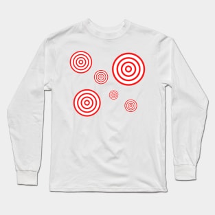 red target archery design Long Sleeve T-Shirt